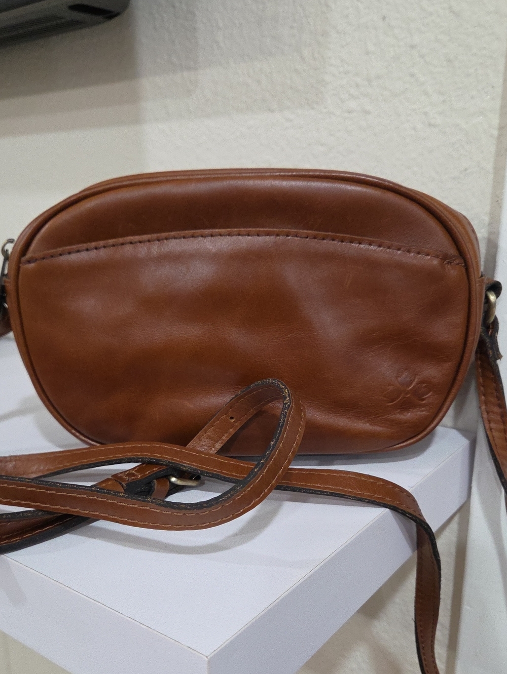 Patricia Nash Brown Leather Crossbody Bag - Classic Everyday Carry